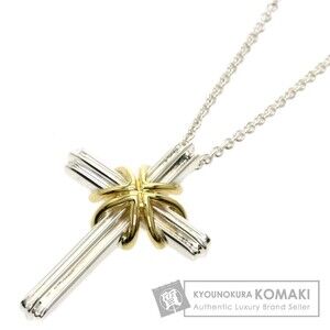 Tiffany Signature Crossbody Necklace Silver Yellow Gold Co